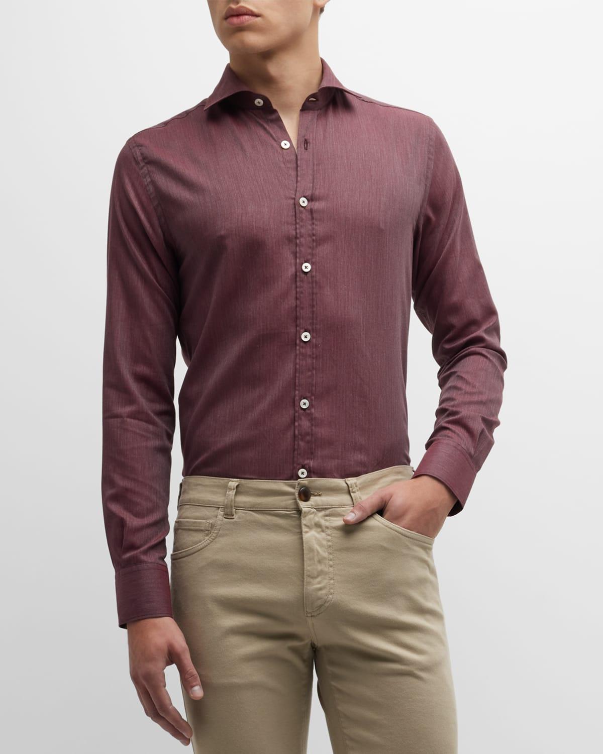 Mens Cotton Sport Shirt Product Image