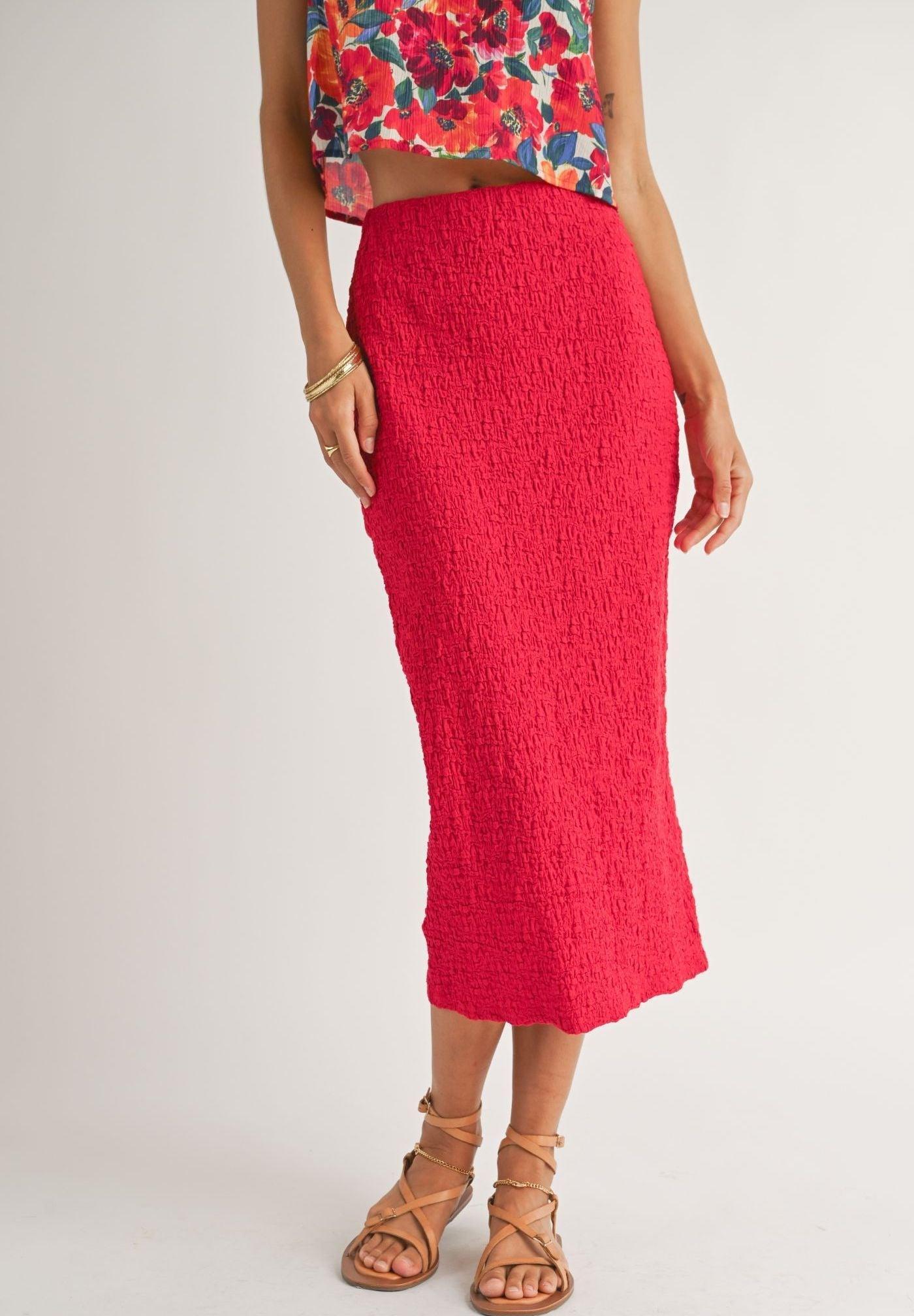 On The Pier Knit Midi Skirt product image