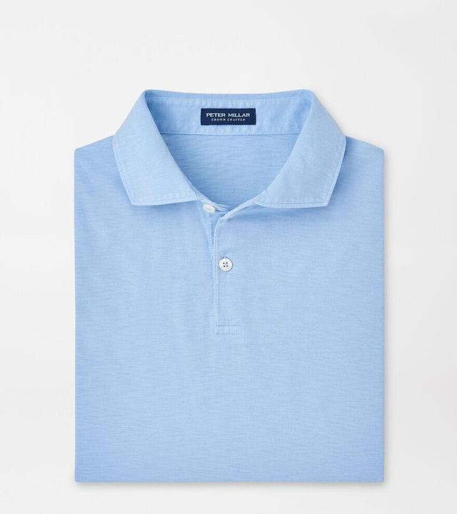 Peter Millar Mens Journeyman Polo | Color: Blue Frost | Size: XXL Product Image