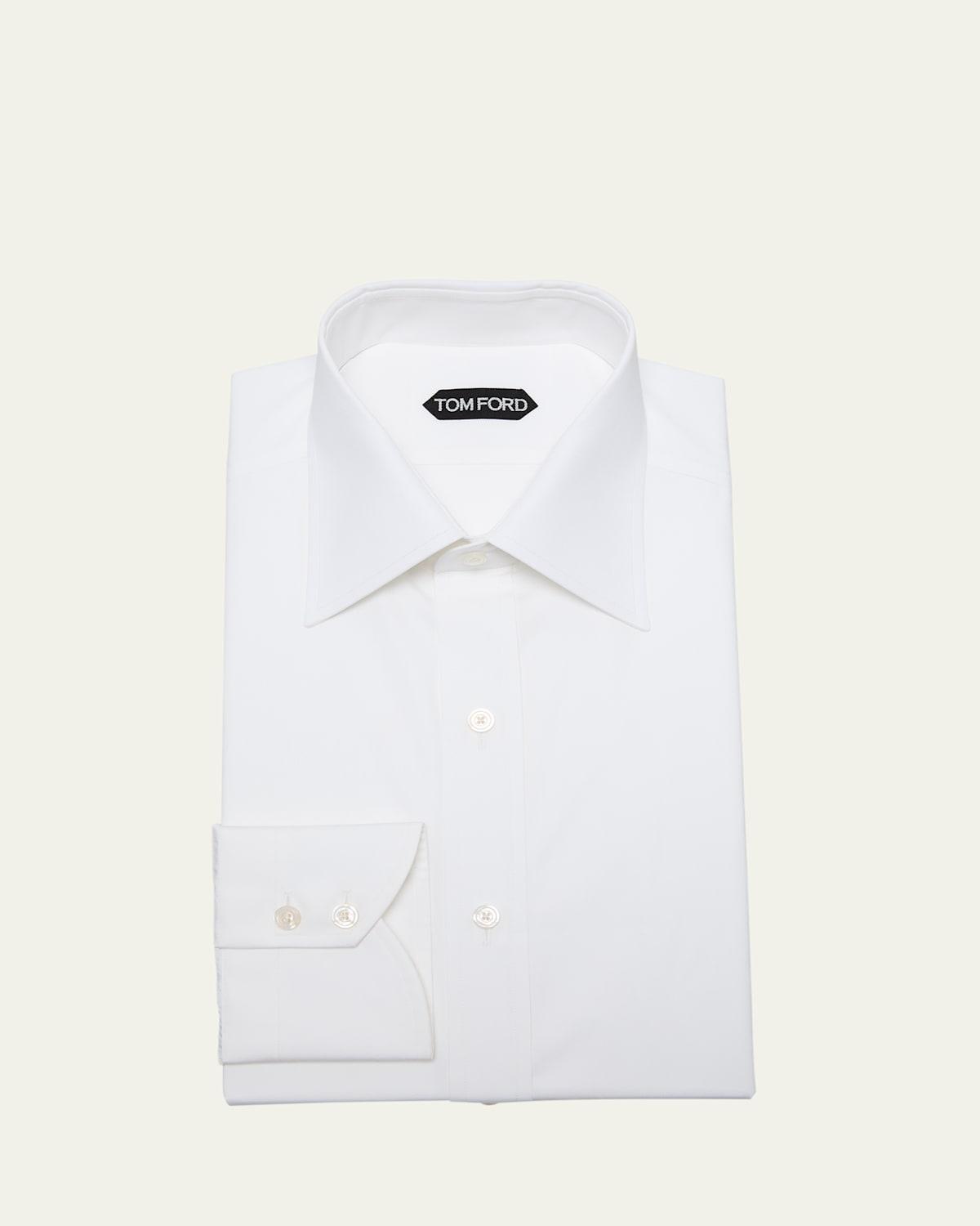 TOM FORD Slim Fit Poplin Button-Up Shirt Product Image