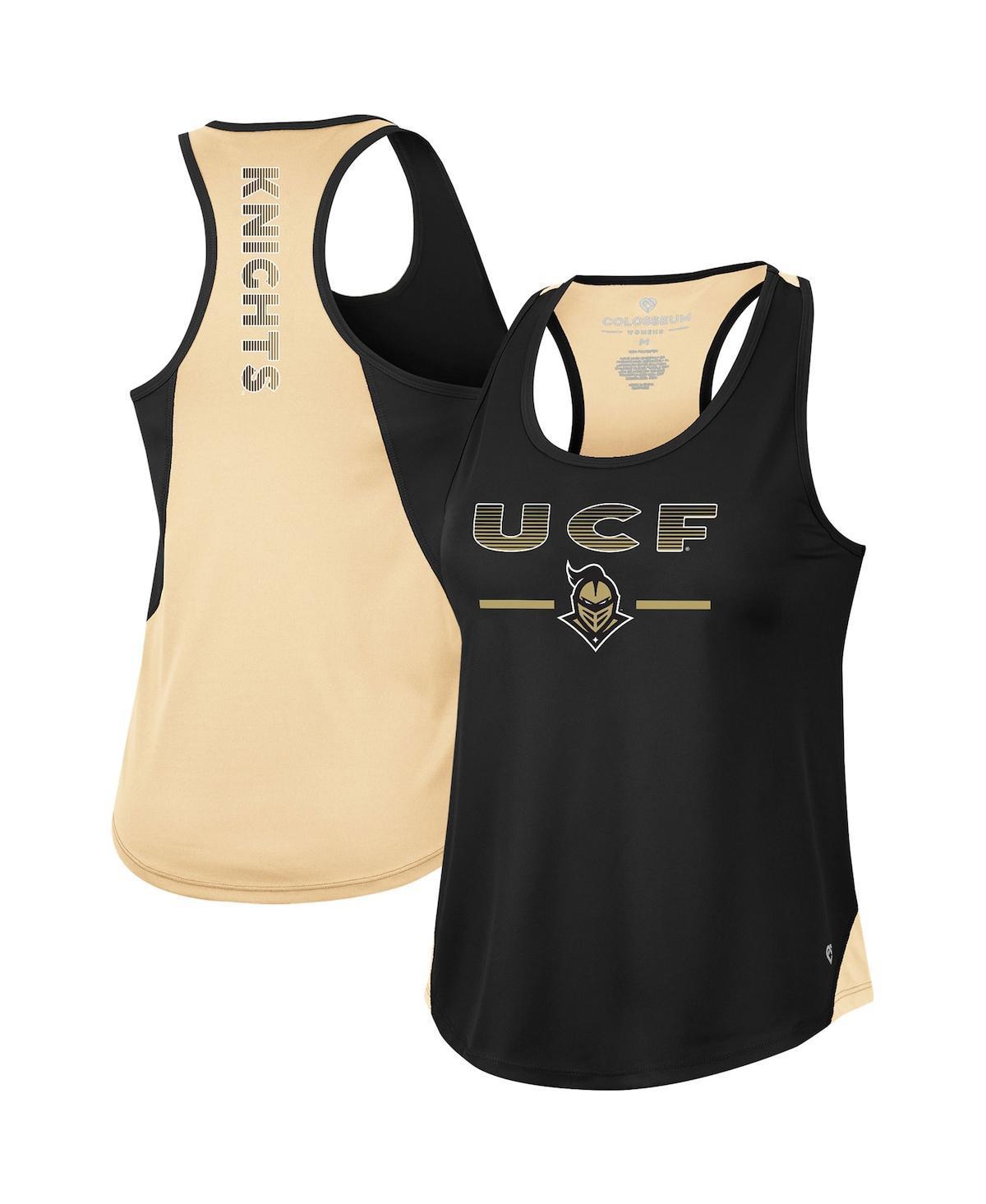 Womens Colosseum UCF Knights Sachs 2-Hit Scoop Neck Racerback Tank Top Product Image