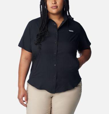 Columbia Plus Size Tamiami II S/S Shirt Women's Short Sleeve Button Up Product Image