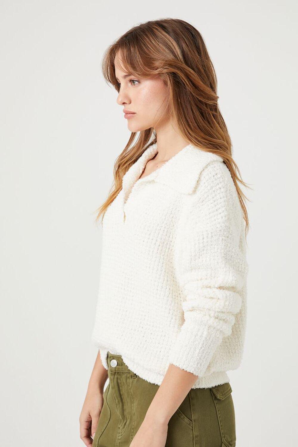 Plush Split-Neck Sweater | Forever 21 Product Image