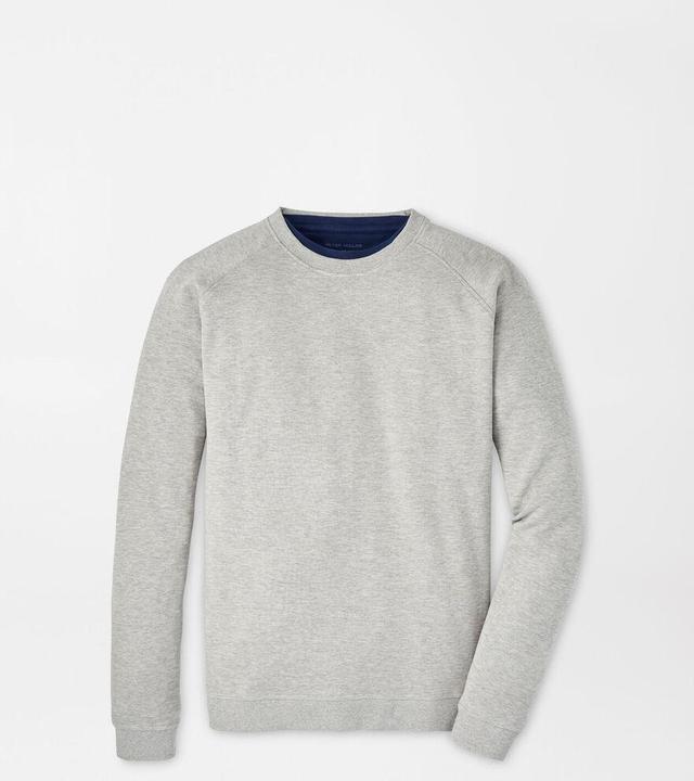 Peter Millar Mens Crown Comfort Knit Crew | Color: Light Grey | Size: XXL Product Image