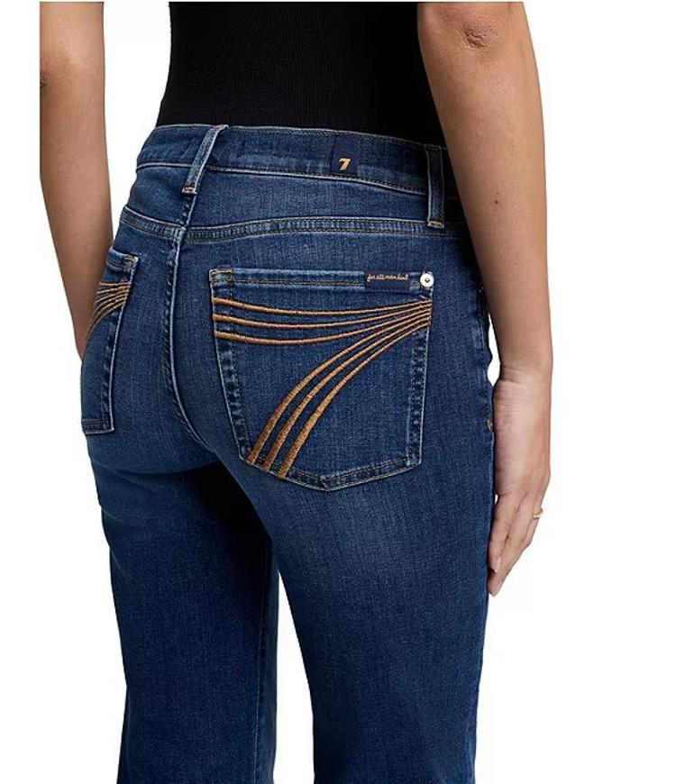 7 For All Mankind® Ladies' Tailorless Dojo Jeans in Highwave Product Image