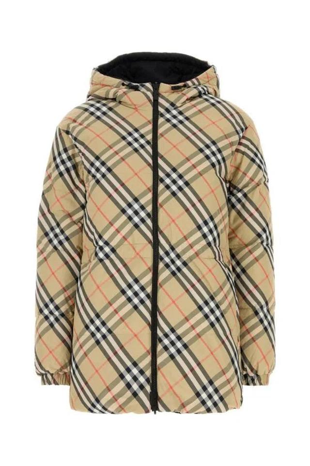 BURBERRY Reversible Zipped Jacket In Neutral Product Image