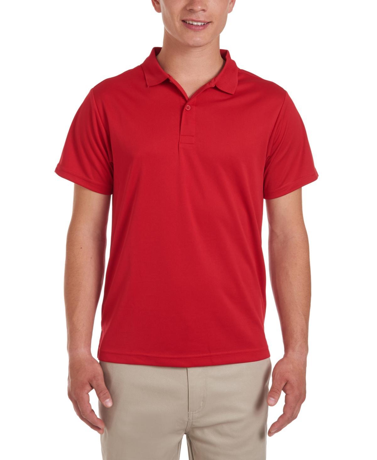 Nautica Young Men Uniform Short Sleeve Performance Stretch Polo Product Image