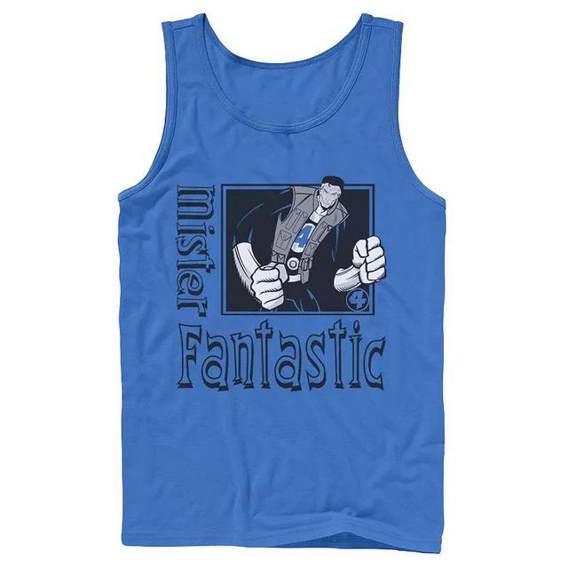 Mens Marvel Mister Fantastic Cartoon Framed Portrait Tank Top Product Image