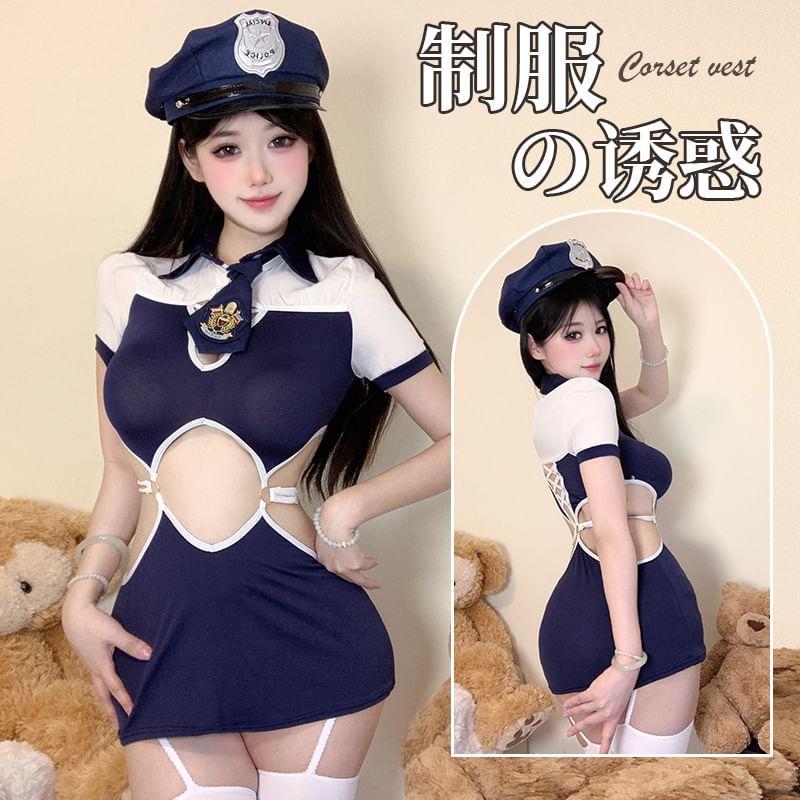 Police Lingerie Costume Set Product Image