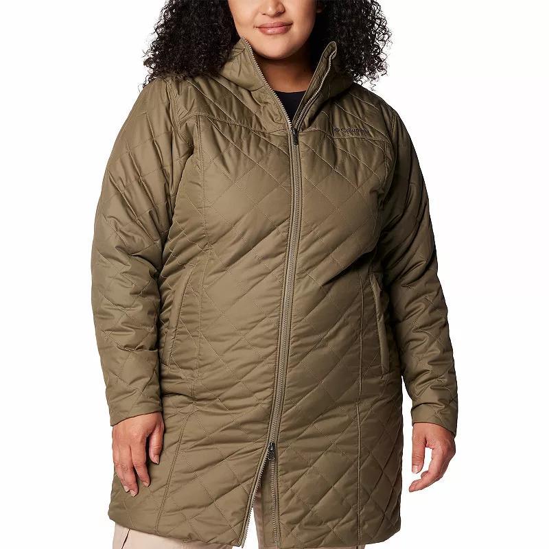 Plus Size Columbia Copper Crest II Long Jacket, Womens Product Image