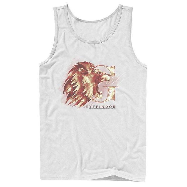 Mens Harry Potter Gryffindor House Watercolor Tank Top Product Image