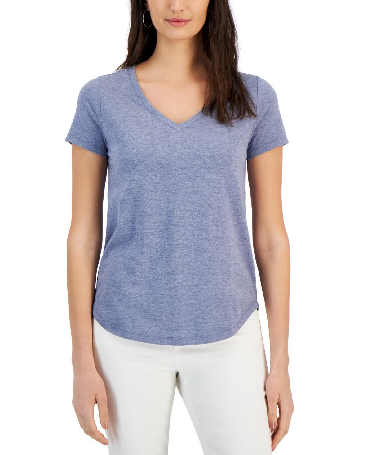 Style & Co Womens Perfect V-Neck T-Shirt, Created for Macys Product Image