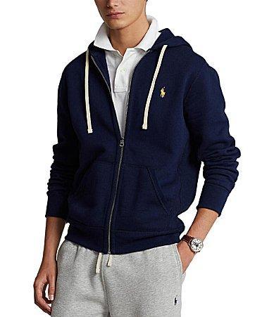 Polo Ralph Lauren Fleece Full-Zip Hoodie in Polo Black - Black. Size M (also in L, S, XL/1X). Product Image