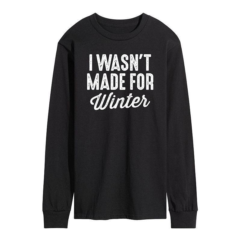 Airwaves Mens I Wasnt Made for Winter Long Sleeve T-shirt Product Image