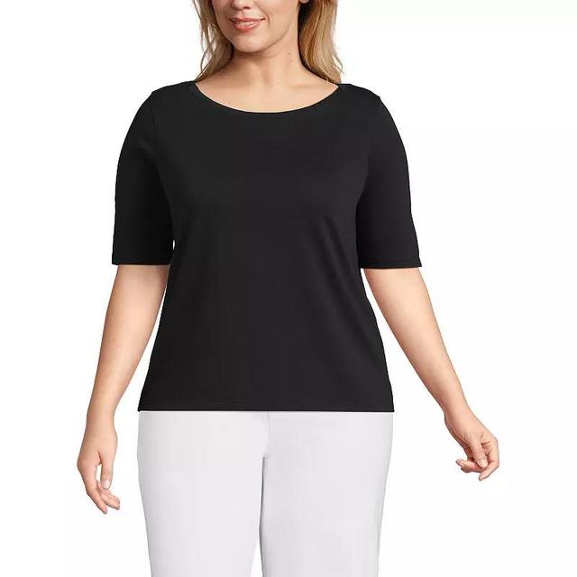 Plus Size Lands End Supima Top, Womens Product Image