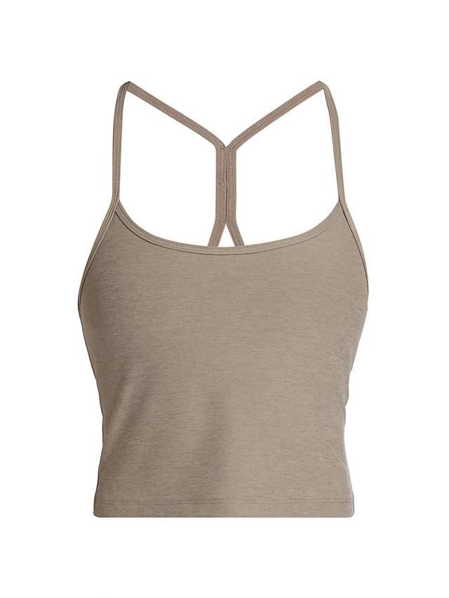 Womens Spacedye Racerback Crop Tank Product Image