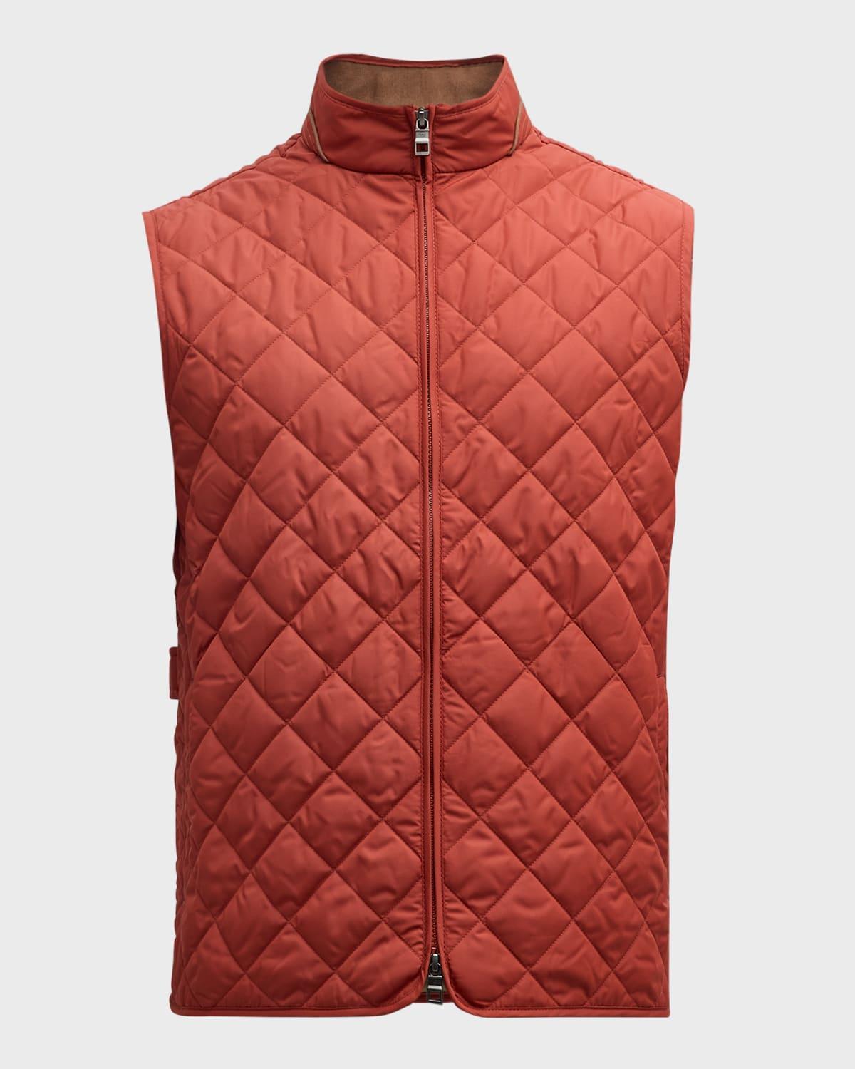 Mens Essex Quilted Full-Zip Vest Product Image