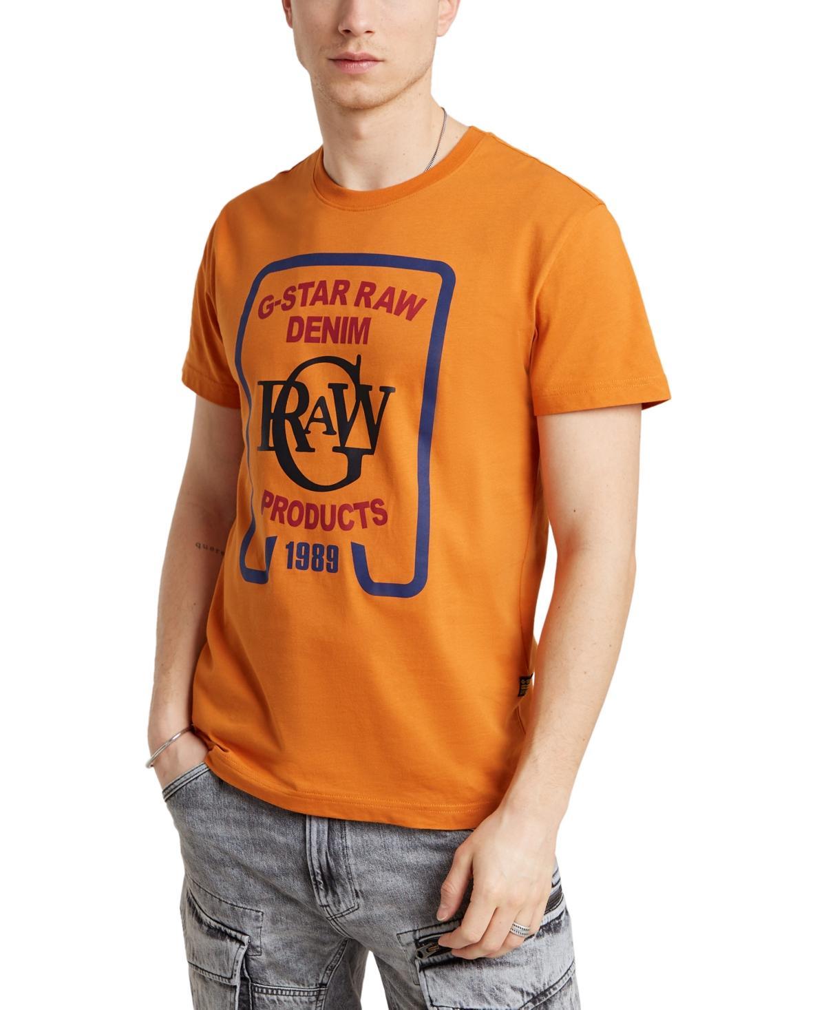 G-Star Raw Mens Logo Graphic T-Shirt, Created for Macys Product Image