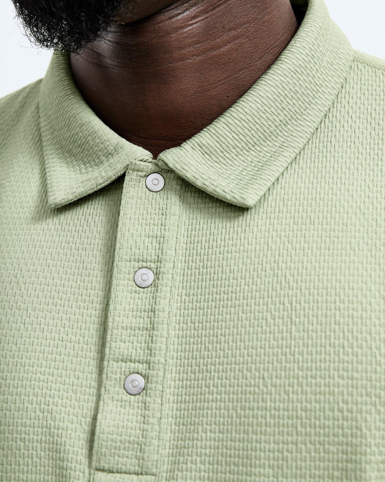 Reigning Champ Men's SOLOTEX MESH TIEBREAK POLO Product Image