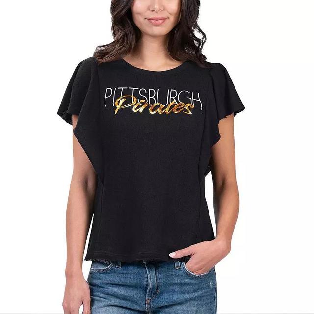 Womens G-III 4Her by Carl Banks Pittsburgh Pirates Crowd Wave T-Shirt Product Image