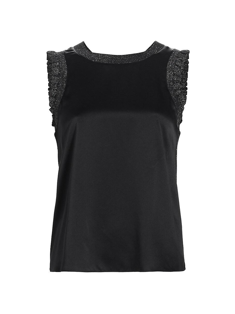 Womens Lenore Silk Lurex Top Product Image