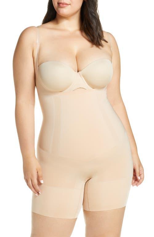 SPANX OnCore Open Bust Mid Thigh Shaper Bodysuit Product Image