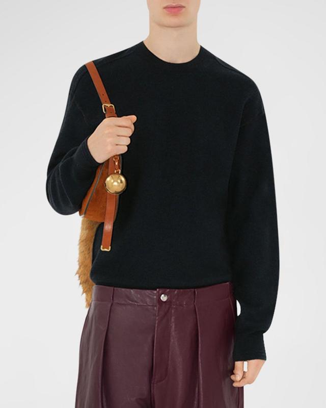 Mens Marled Wool Sweater Product Image