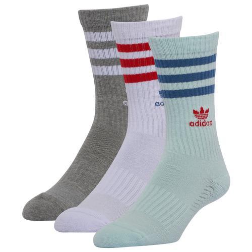 adidas Originals Mens 3-Pack Roller Crew - Blue/Red Product Image