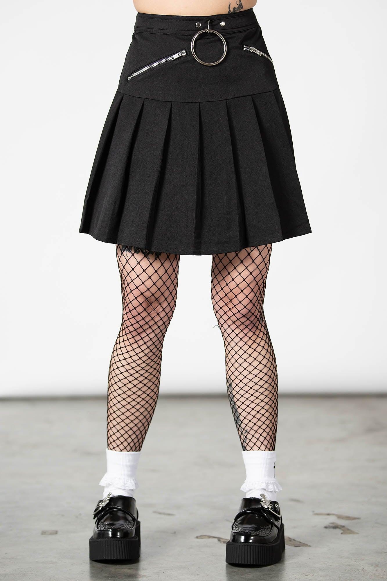 No Lip Pleated Skirt Female Product Image