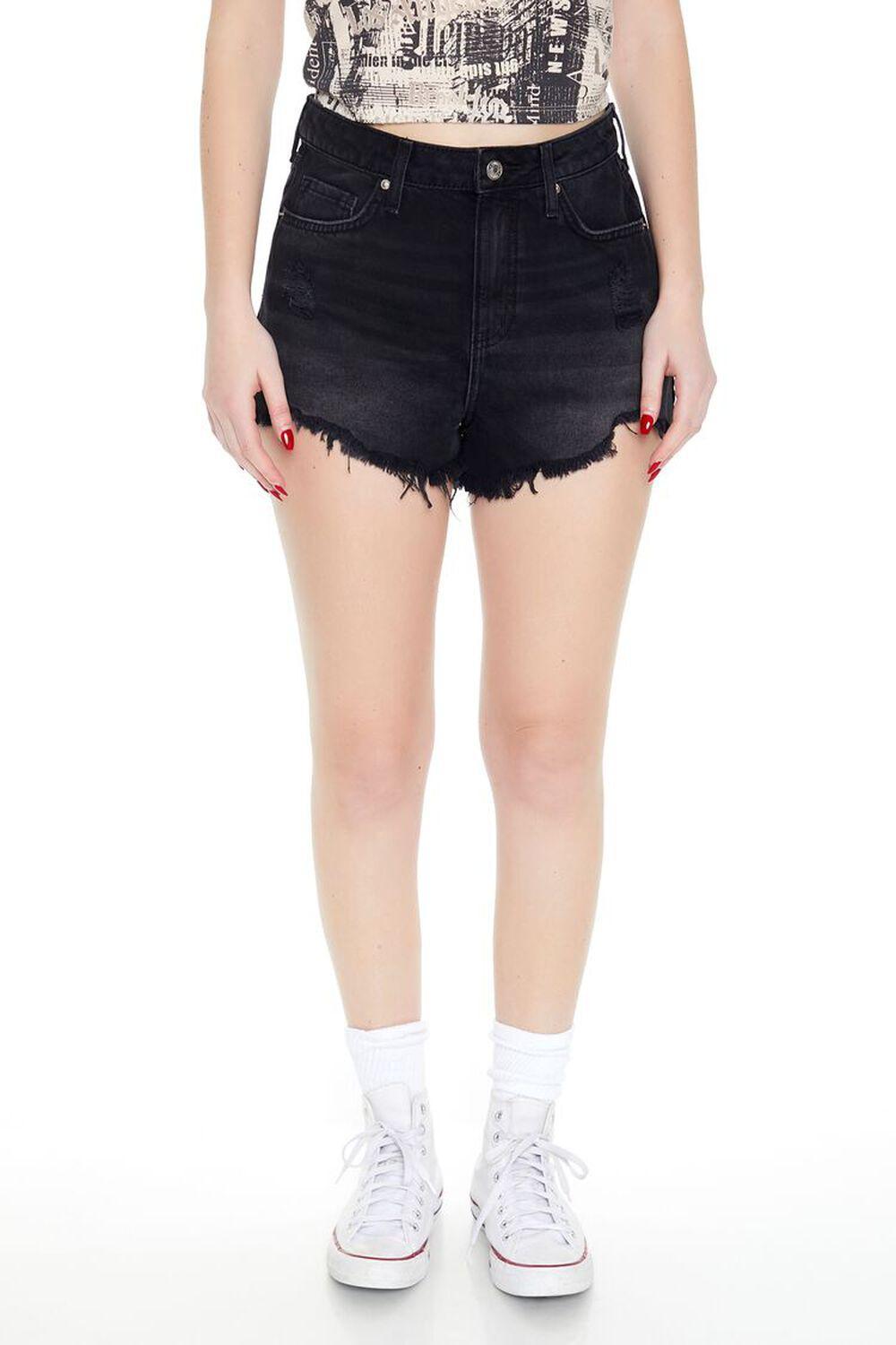 Retro High-Rise Denim Shorts | Forever 21 Product Image