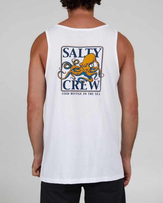 Ink Slinger Tank - White Male Product Image