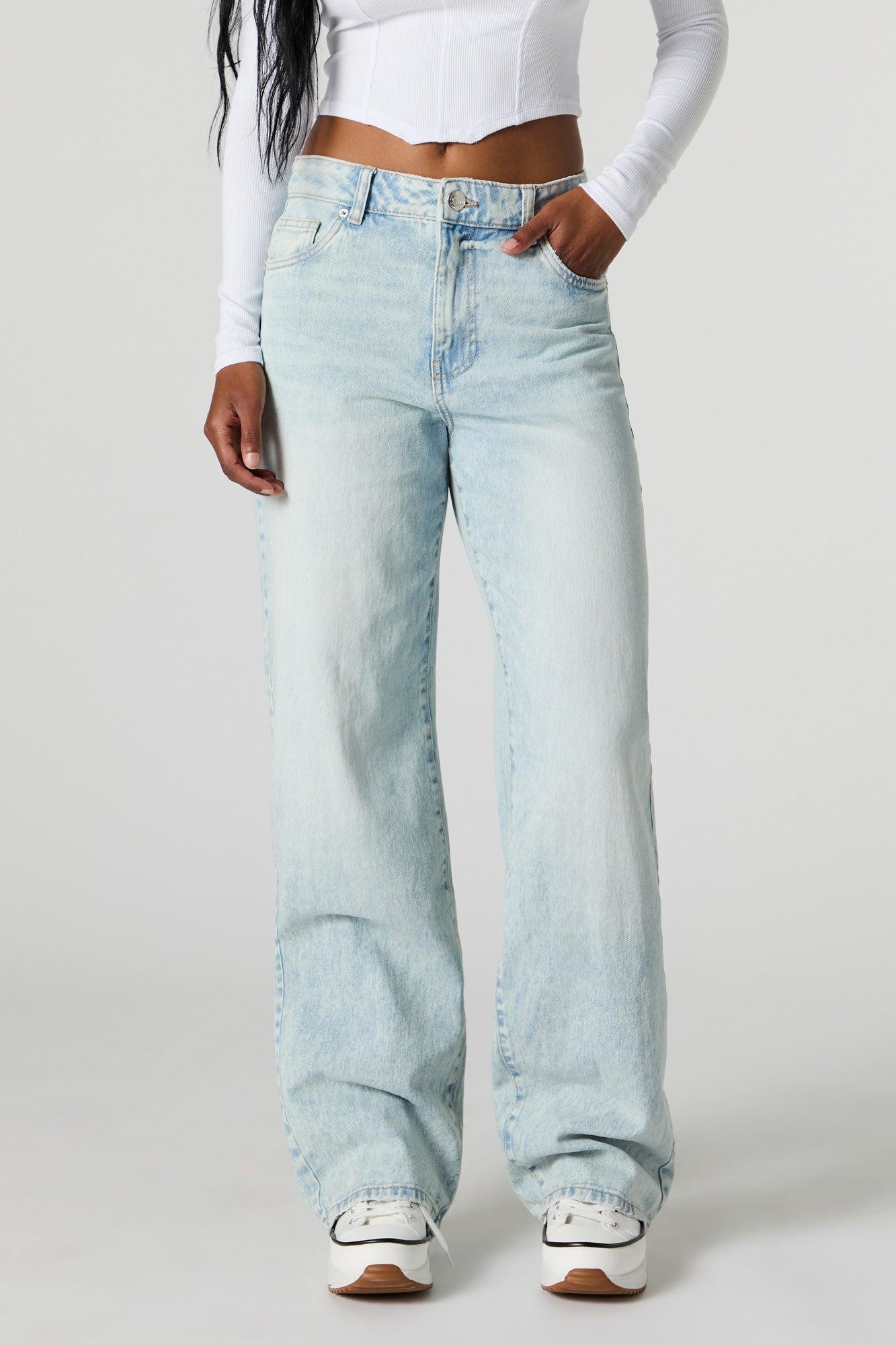 90's High Rise Wide Leg Jean Female Product Image