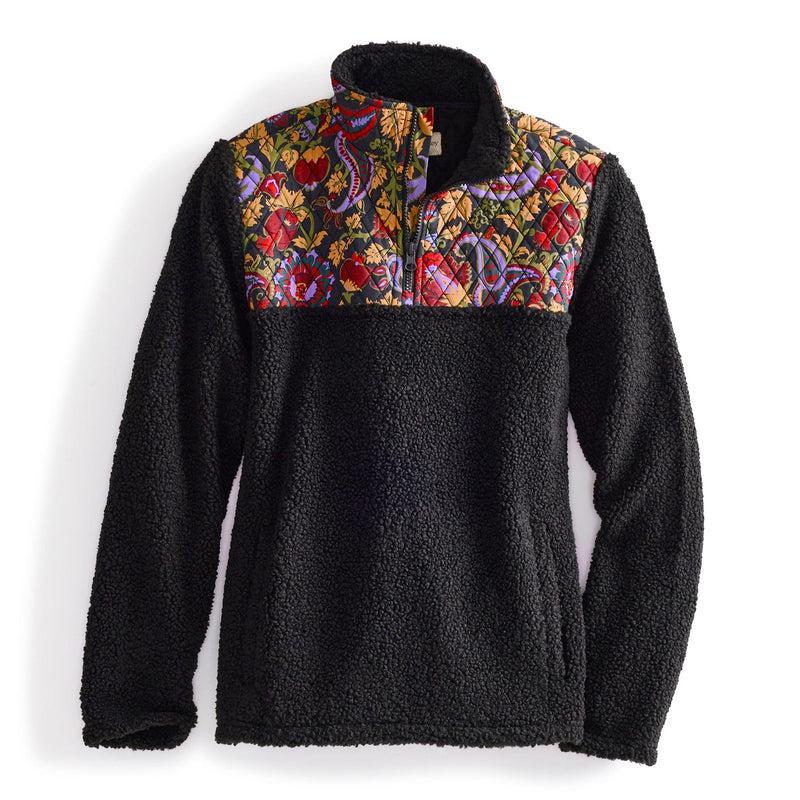 Vera Bradley Teddy Fleece Pullover Women in Black 3XL Product Image