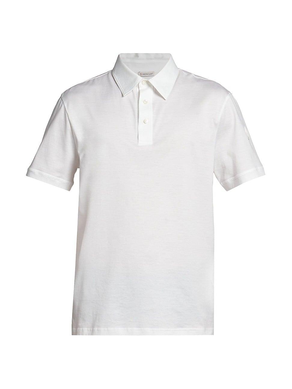 Mens Cotton Short-Sleeve Polo Shirt Product Image