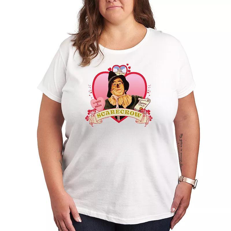 Plus Wizard of Oz Heart Scarecrow Graphic Tee, Womens Product Image