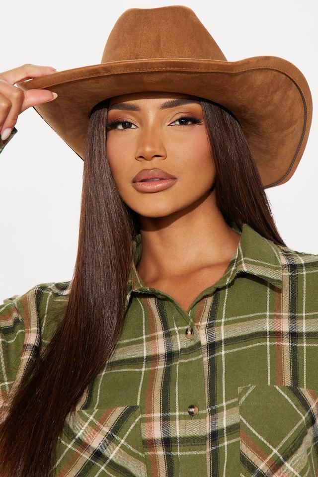 Howdy Partner Cowboy Hat - Brown Product Image