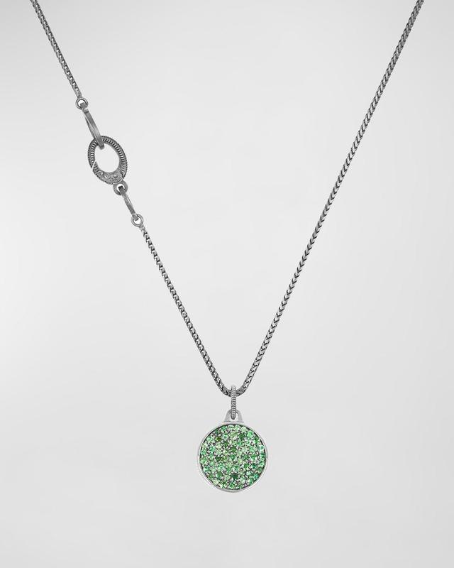 Mens Moneta Sovereign Disc Pendant Necklace Product Image