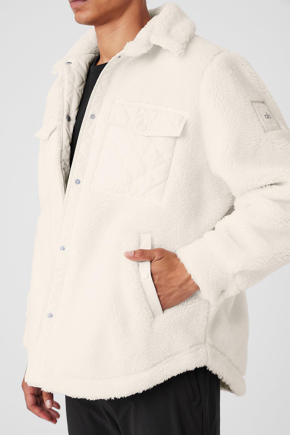 Sherpa Edge Shacket - Ivory Product Image