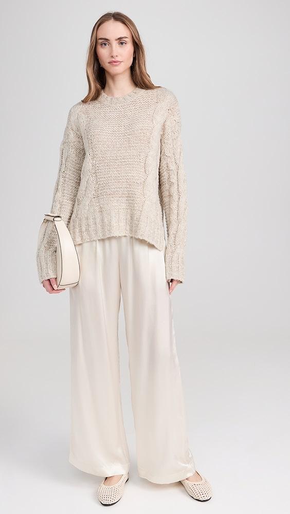 Splendid Splendid x Cella Jane Cable Knit Sweater | Shopbop product image