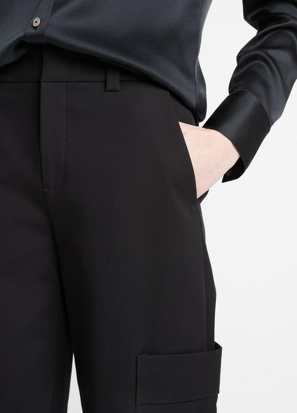 Cotton Cropped Utility Pant Product Image