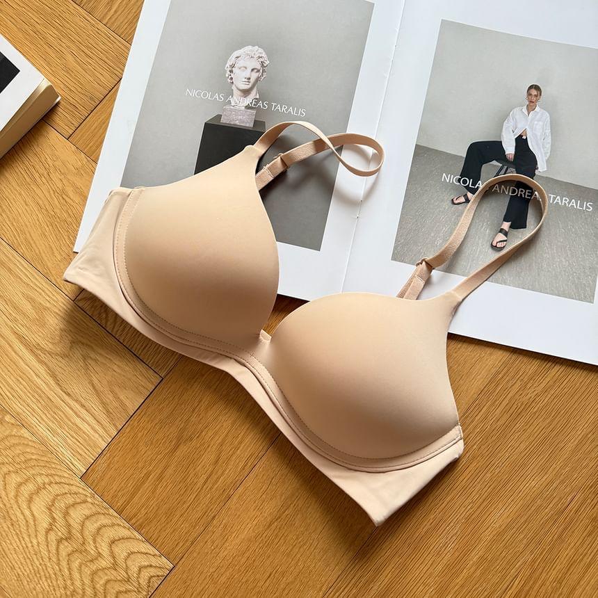 Plain Wireless Push Up Bra Product Image