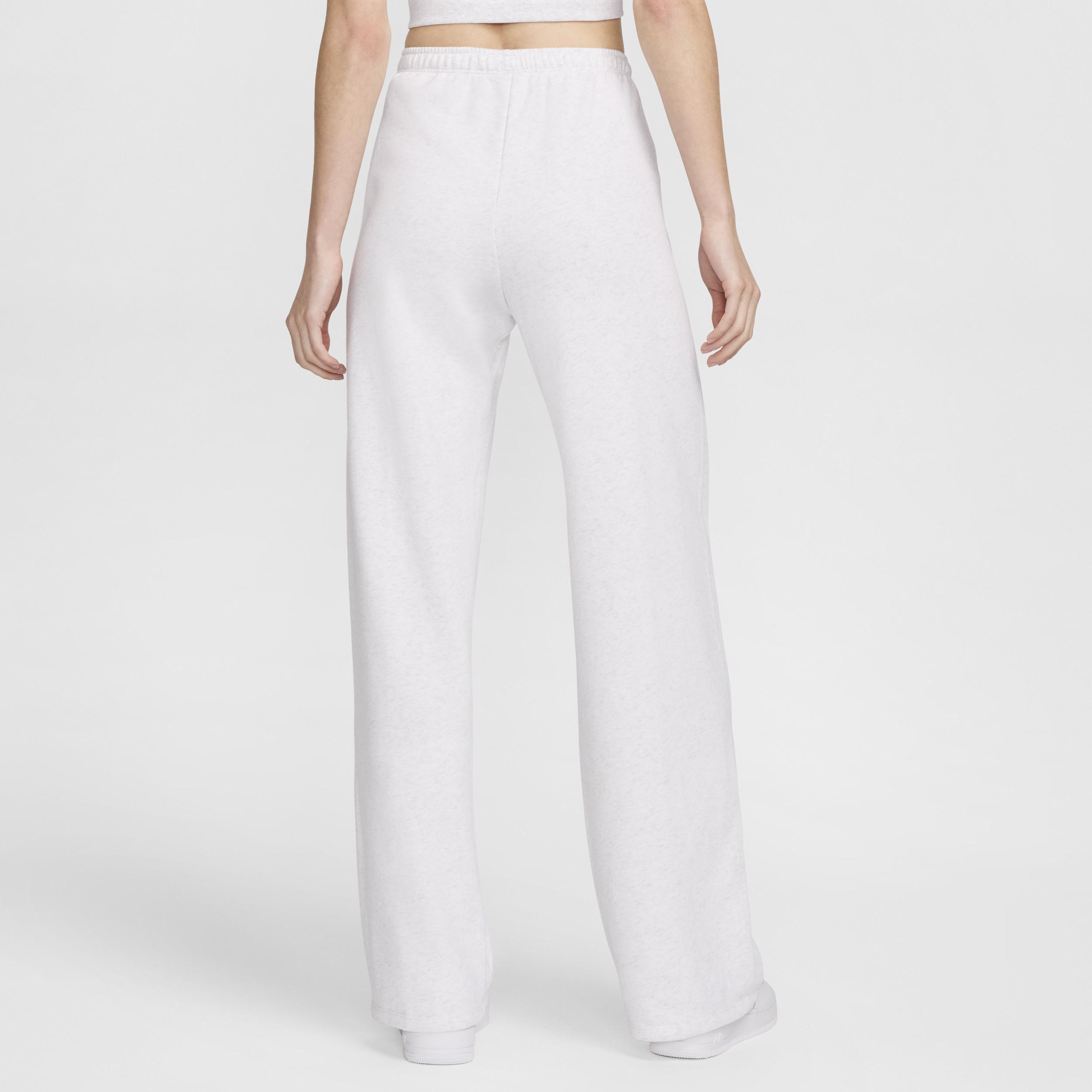 Nike Sportswear Chill Terry Women's Mid-Rise French Terry Open-Hem Sweatpants Product Image