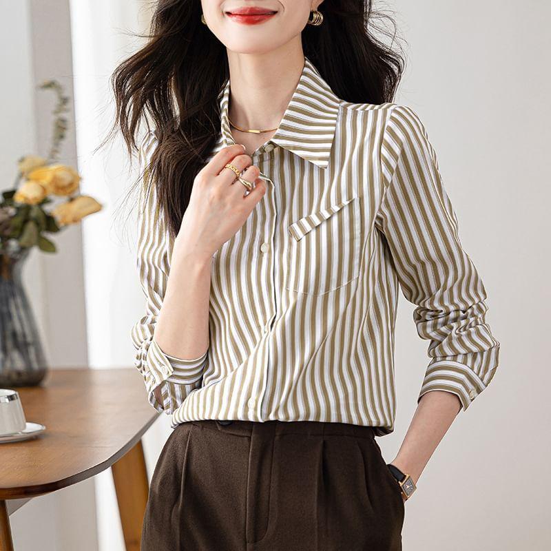 Long-Sleeve Striped Shirt product image