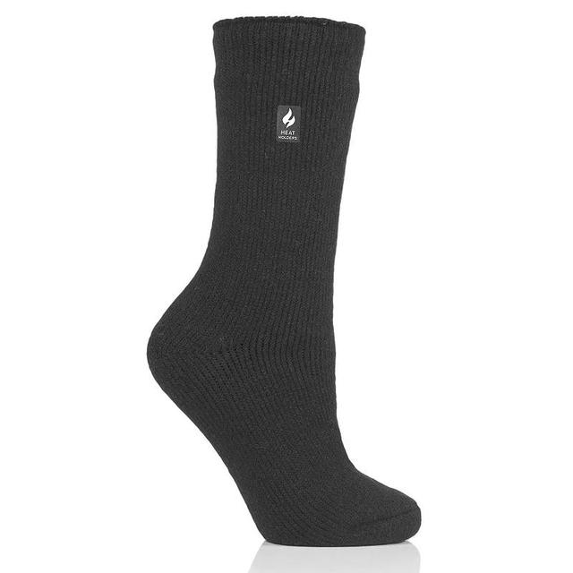 Womens Heat Holders Lite 5X Warmer Midweight Thermal Socks Grey Product Image