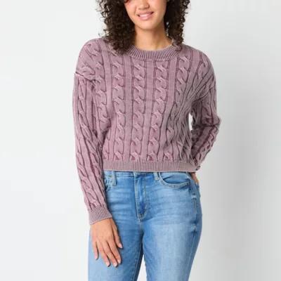 Arizona Juniors Womens Long Sleeve Pullover Sweater Product Image