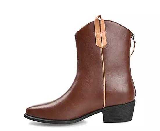 Journee Collection Womens Novva Western Ankle Boot Product Image