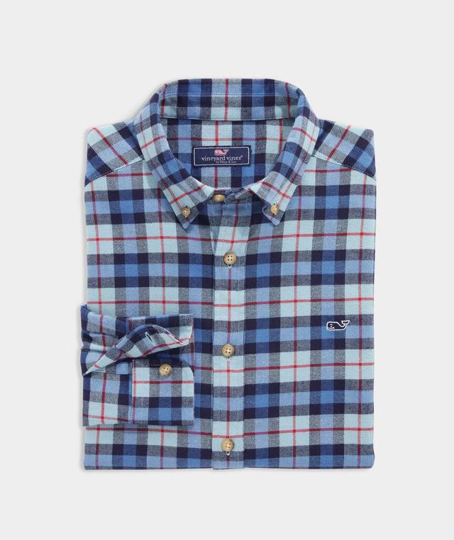 Stretch Flannel Plaid Shirt Product Image