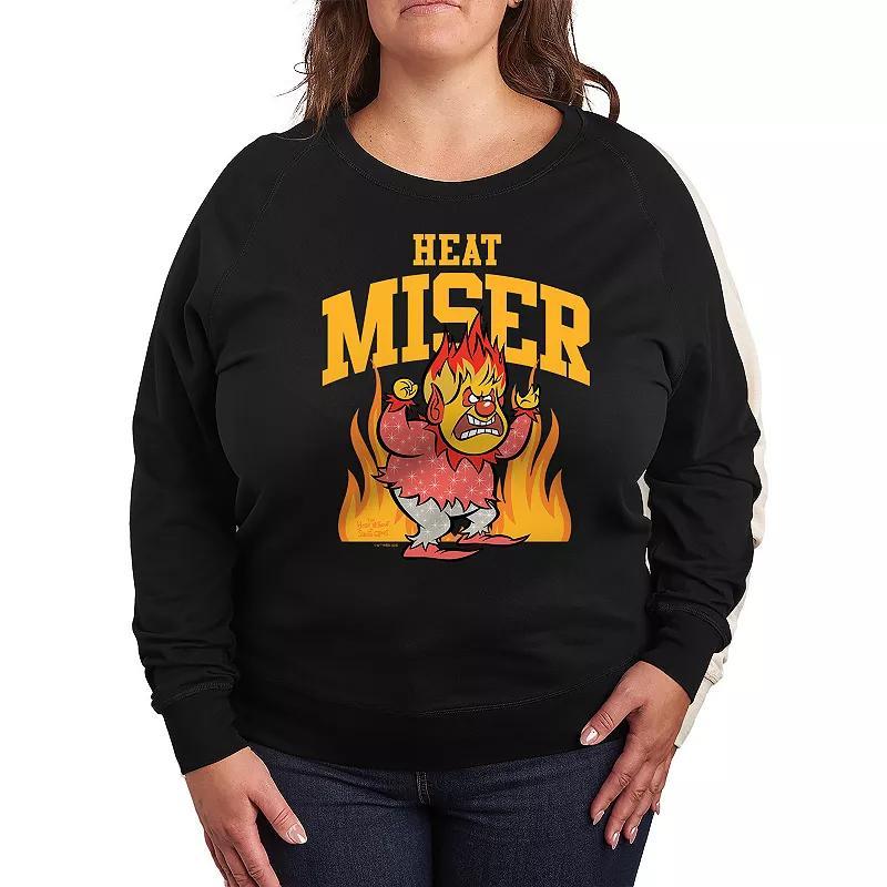 Plus Size The Year Without a Santa Claus Heat Miser Lightweight French Terry Sweatshirt, Womens Product Image