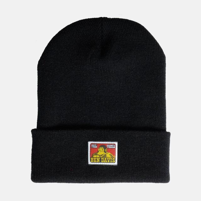 Cuffed Knit Beanie - Black Product Image