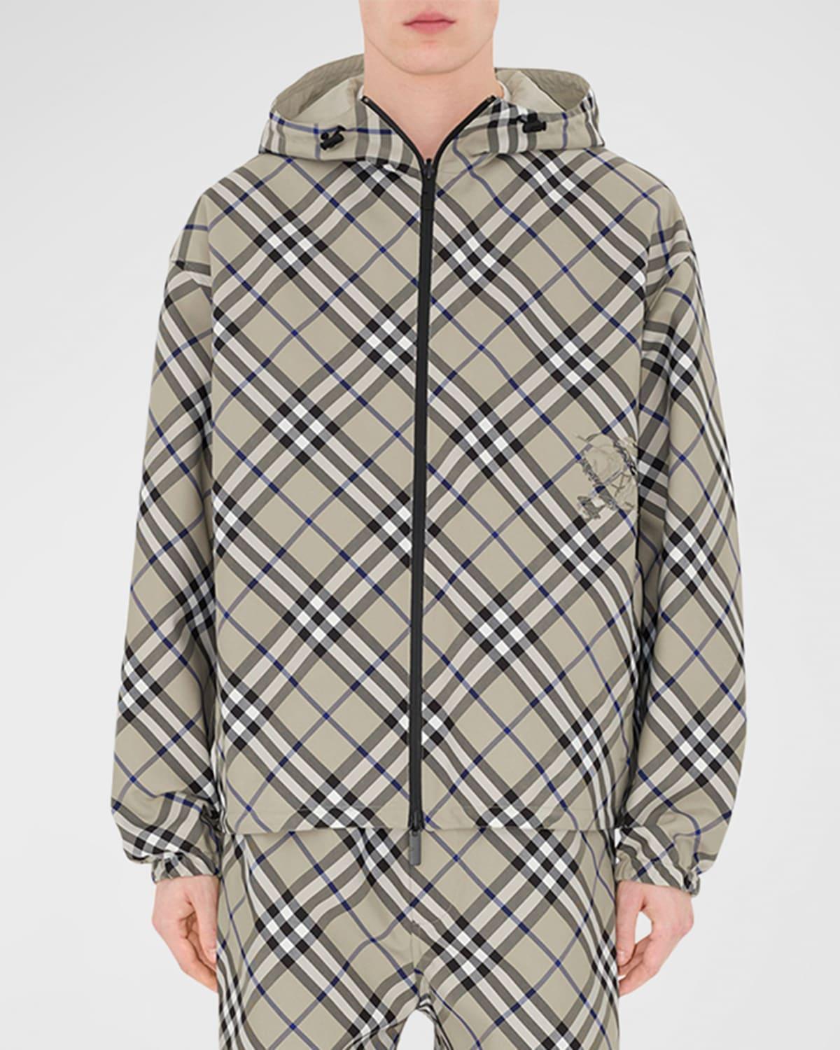 Mens Lightweight Reversible Check Jacket Product Image